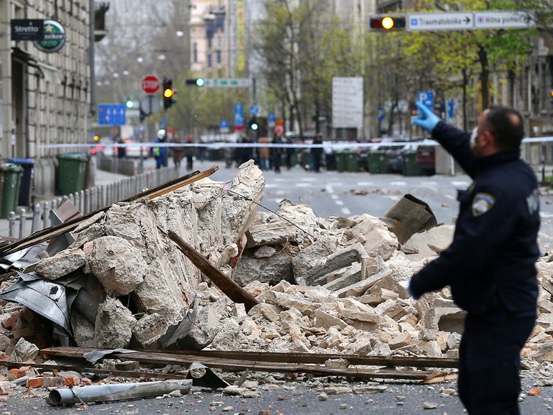 Zagreb hit by earthquake while in lockdown