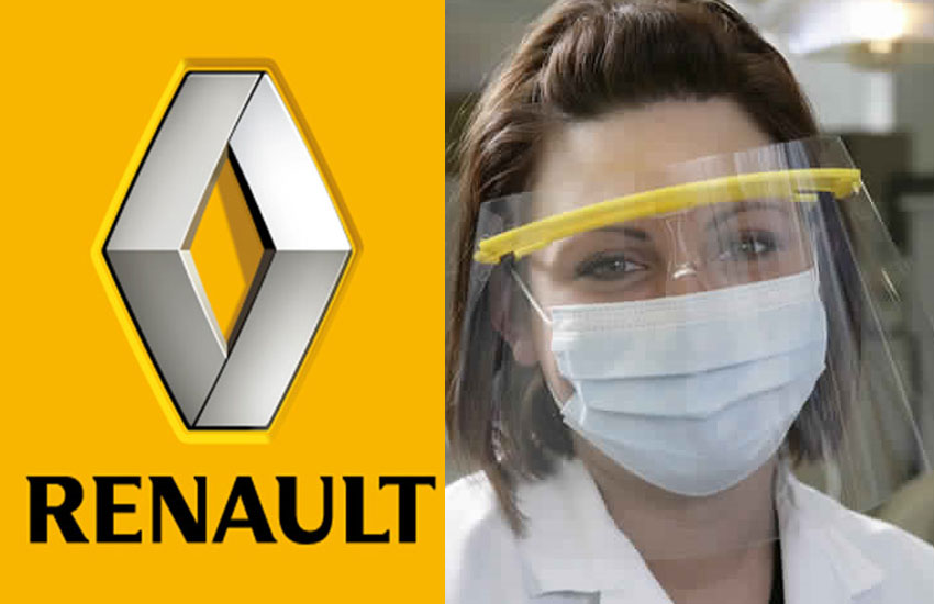 Renault Making Visors to Combat Coronavirus
