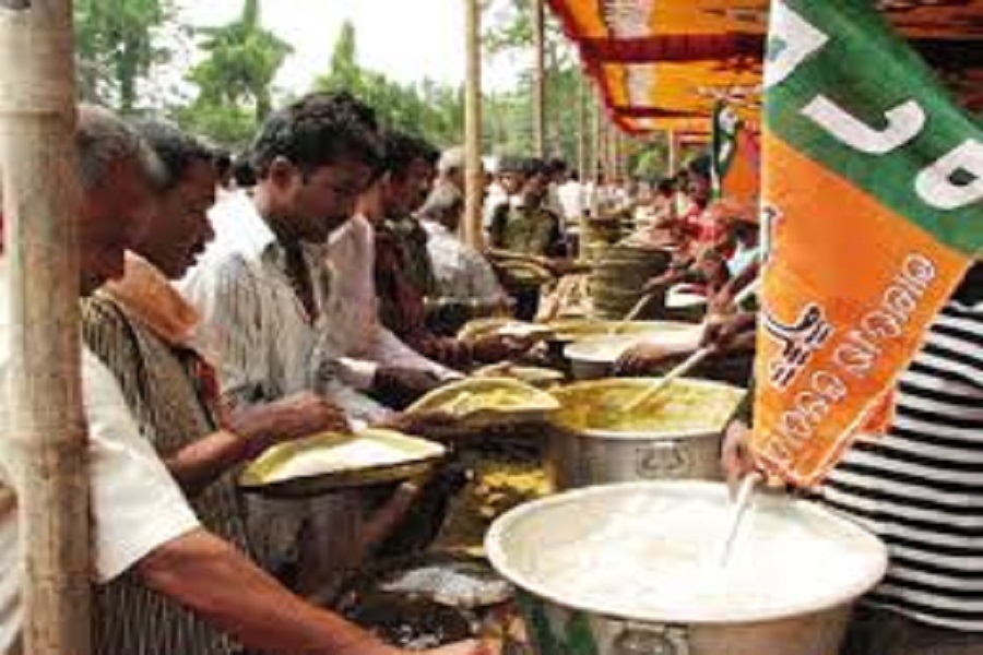 Maha corona: गरीब , मजदूर और लाचार लगभग 20 लाख लोगों को भाजपा रोजना भोजन कराएगी