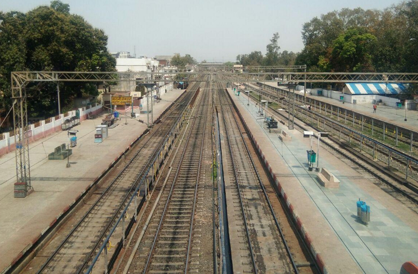 Main railway station of Katni Junction.