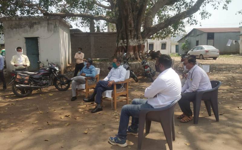 Collector and Superintendent of Police inspected