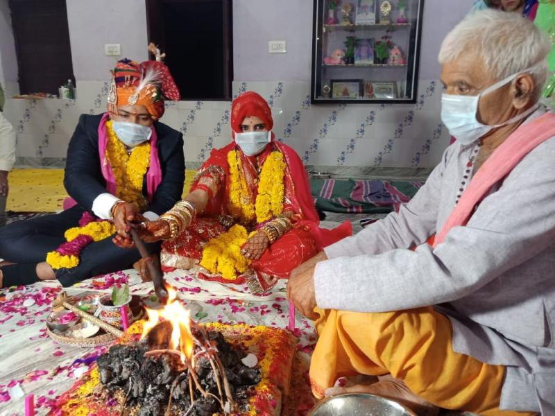 indian wedding during lockdown on coronavirus outbreak in india