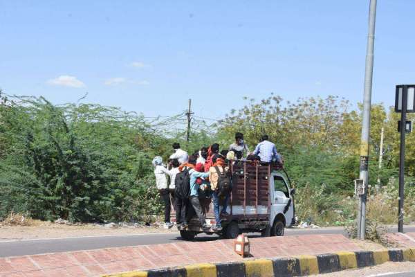 people travelling after lockdown in rajasthan due to coronavirus