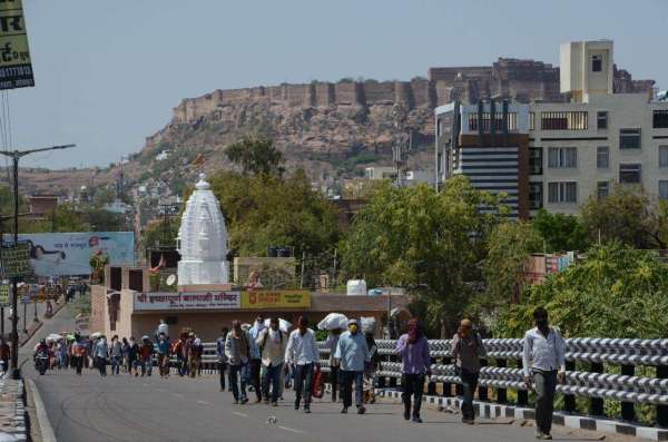 people travelling after lockdown in rajasthan due to coronavirus