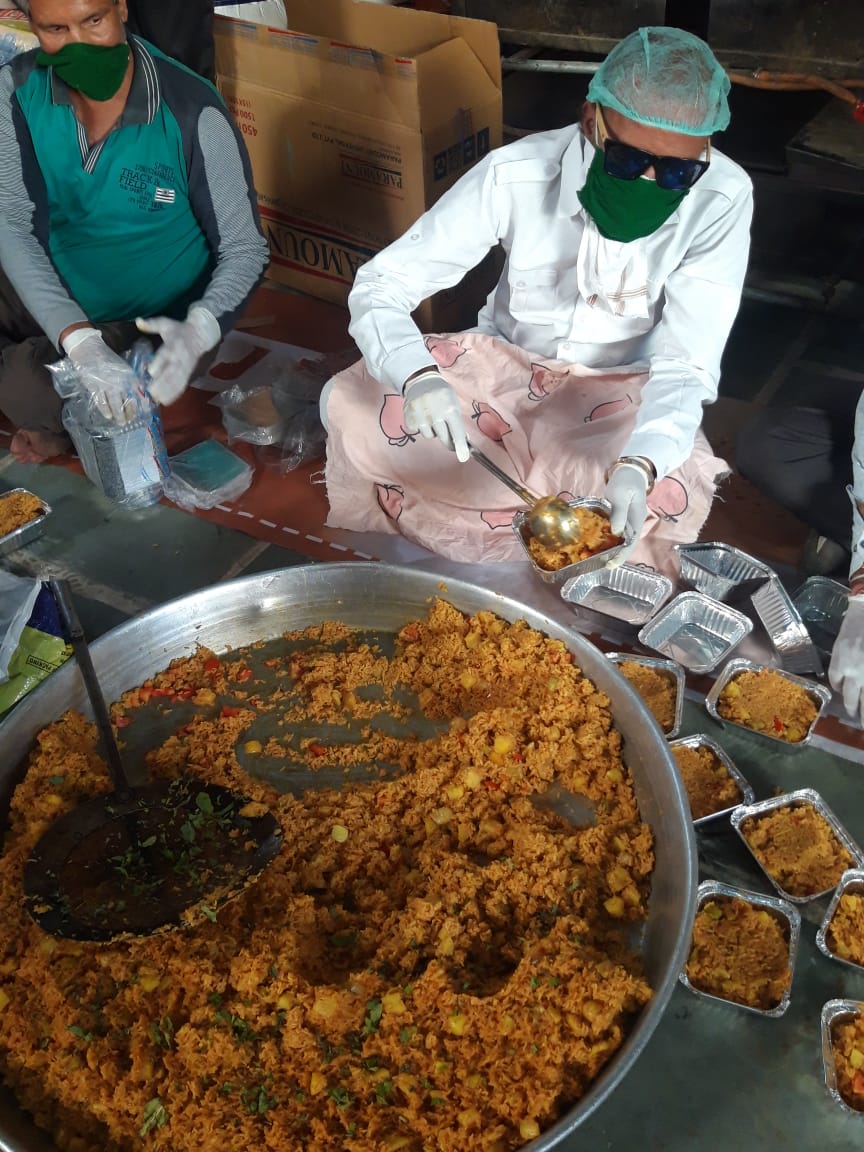 Providing food for the needy