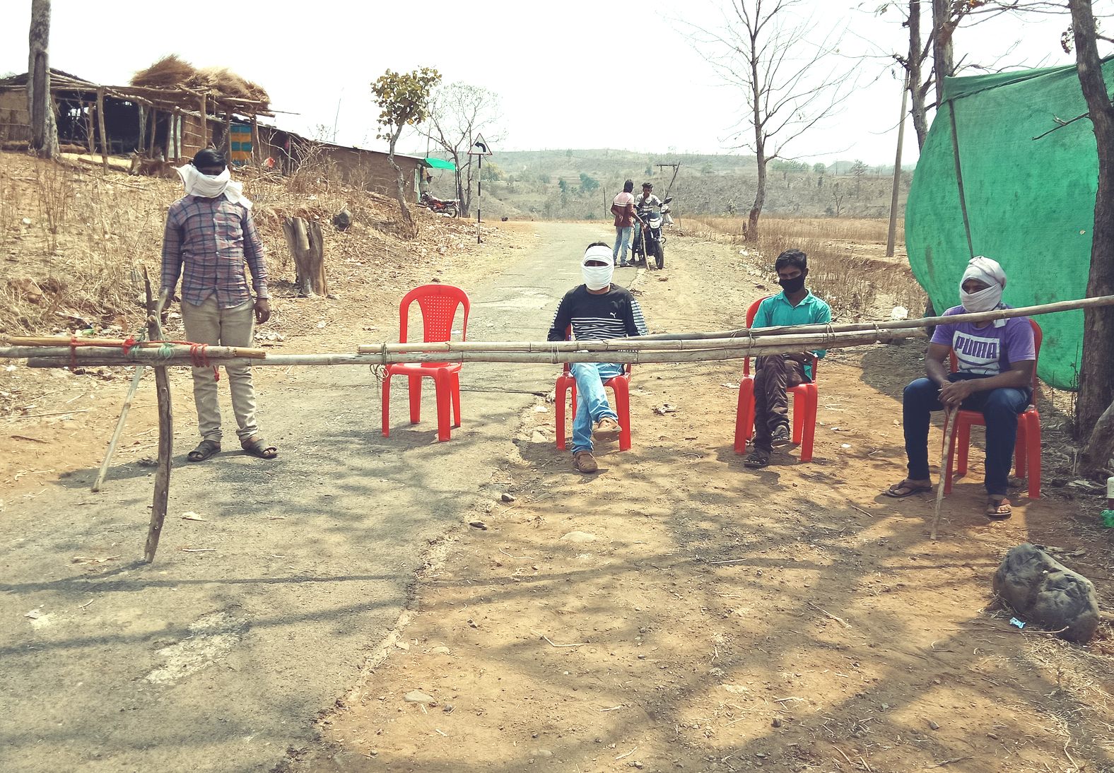 This village became an example, sealing the border and monitoring the villagers themselves