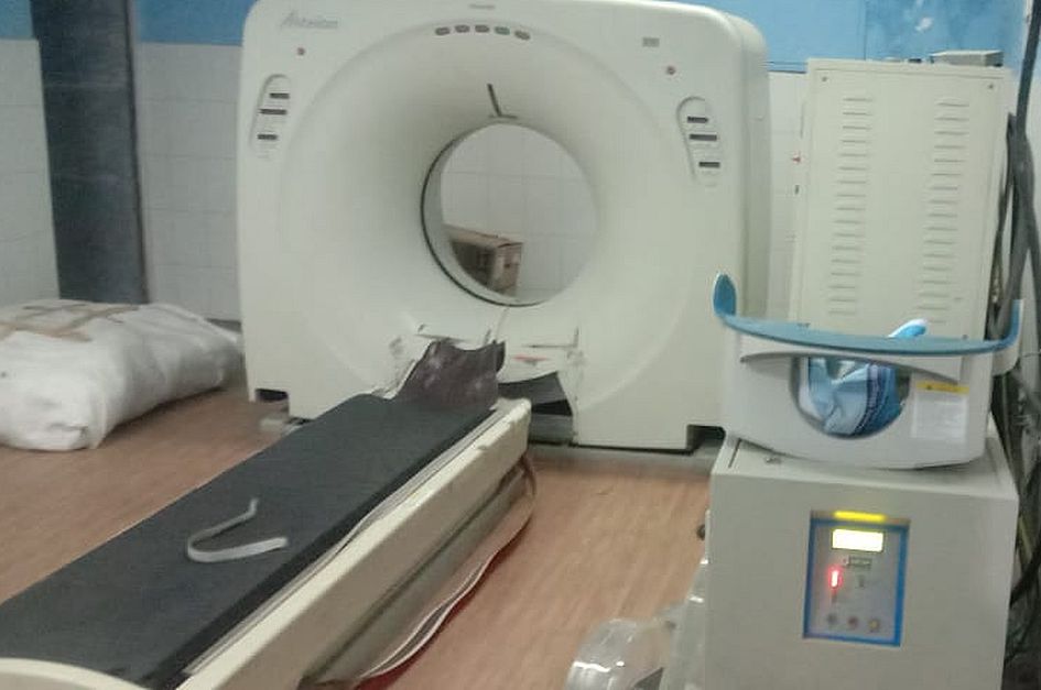 बांसवाड़ा : कोरोना संकट के दौर में संघर्ष, महात्मा गांधी अस्पताल में सीटी स्कैन मशीन बीमार