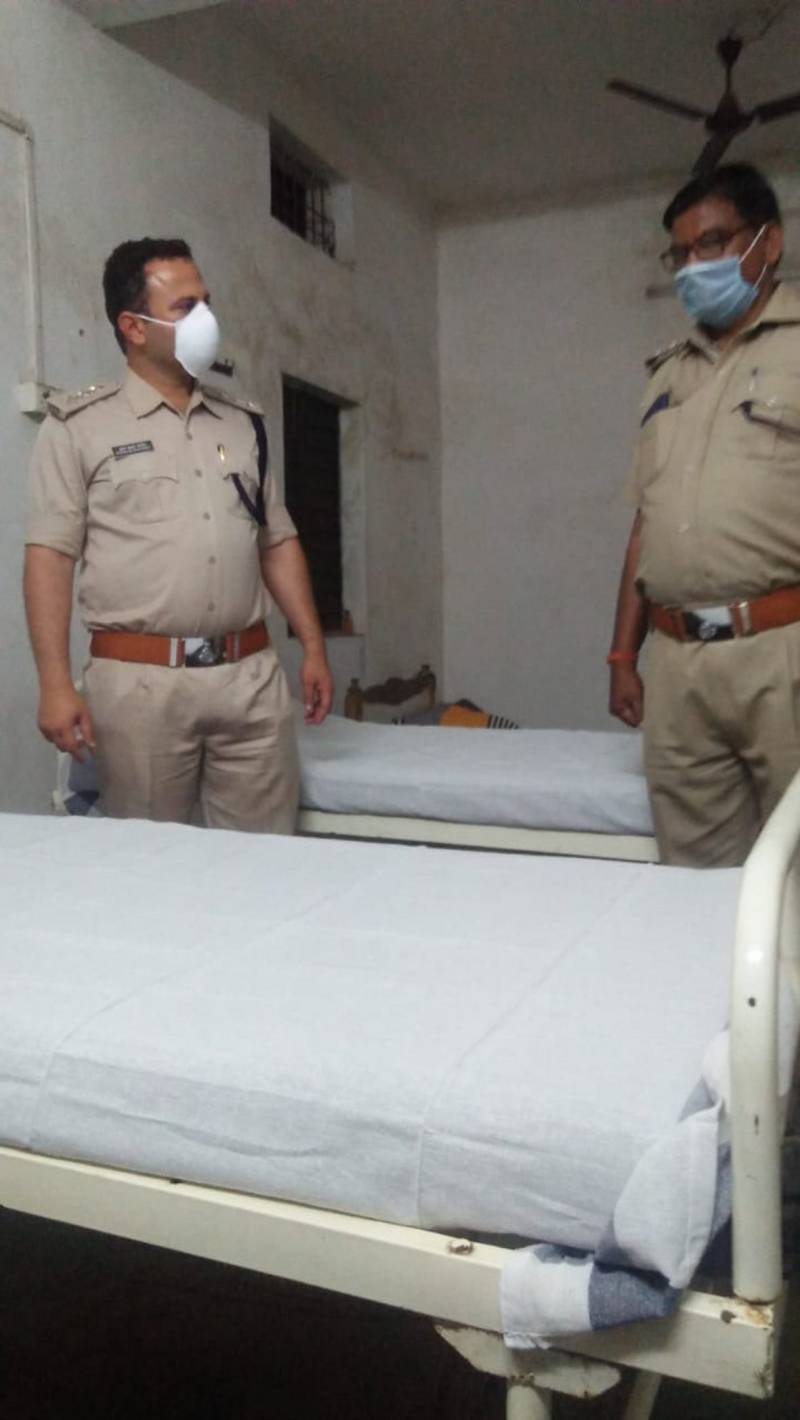 Isolation wards made in all police stations of the district