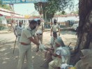 RPF jawans distributed food packets to the destitute
