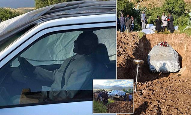 Political Leader Buried With Car