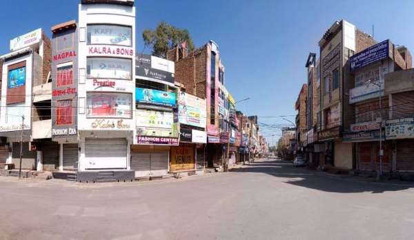 श्रीगंगानगर में चल रहा लॉक डाउन.......देखें खास तस्वीरें