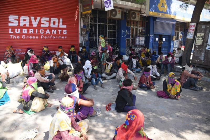 labour families got stuck in jodhpur due to lockdown in india