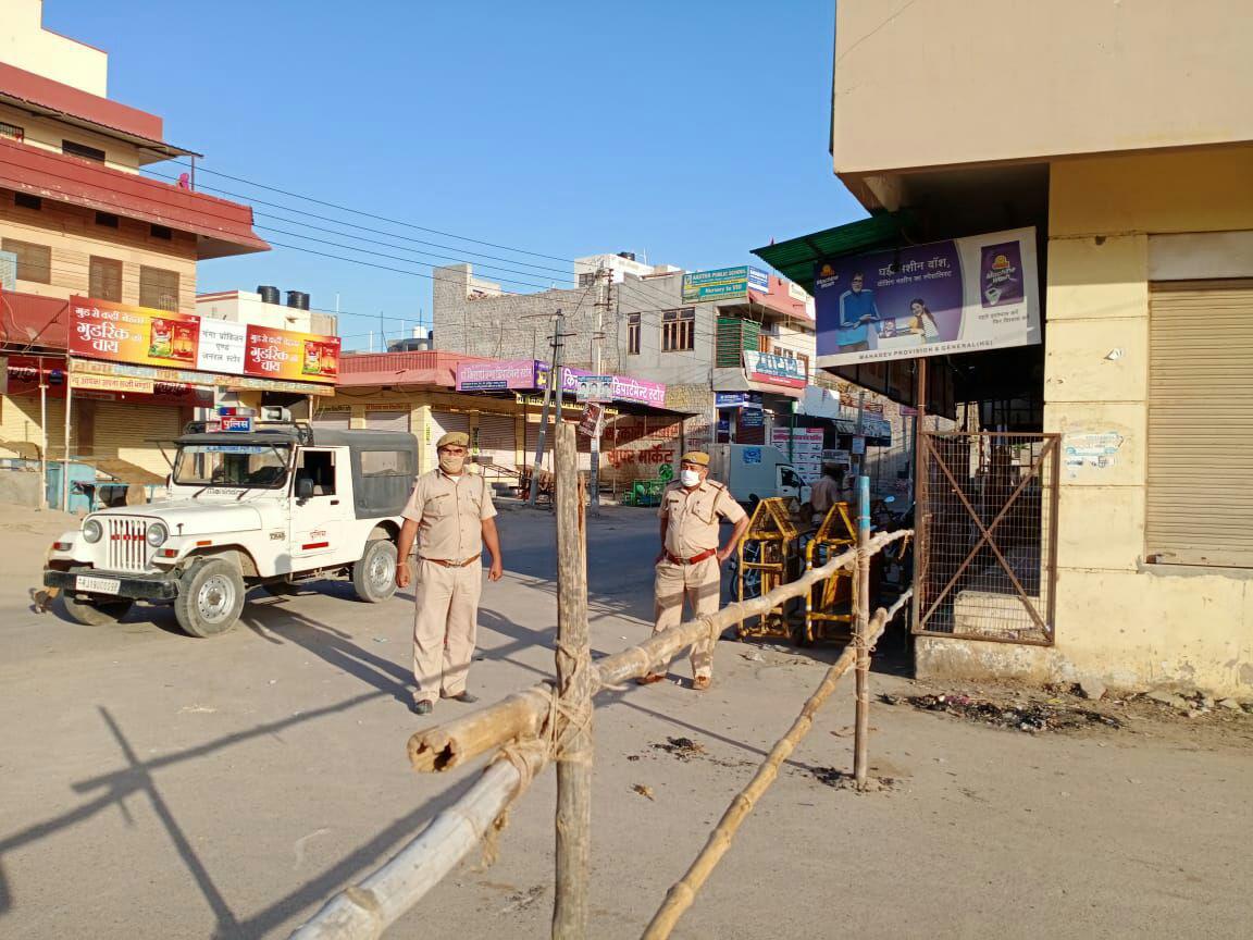 10 corona positive found in jodhpur, curfew at 4 police station area