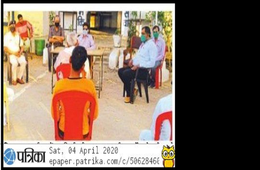 sdm bhitarwar took meeting with religious leaders
