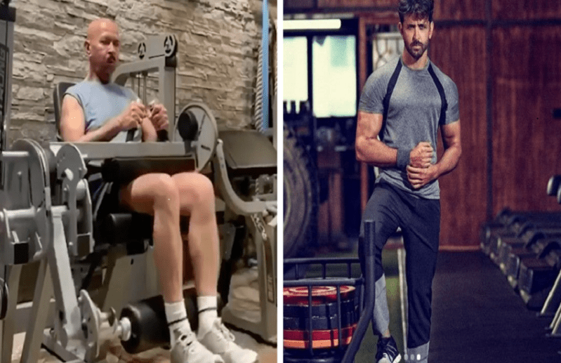 Hritik Roshan Shared His Father Workout Video