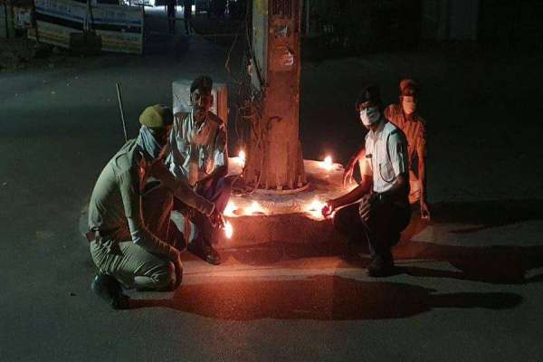 photo gallery of pm modi aao deep jalaye abhiyan in jodhpur