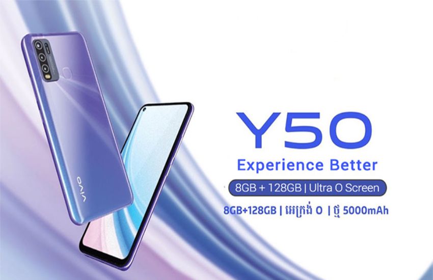 Vivo Y50 launched with 5000mAH Battery