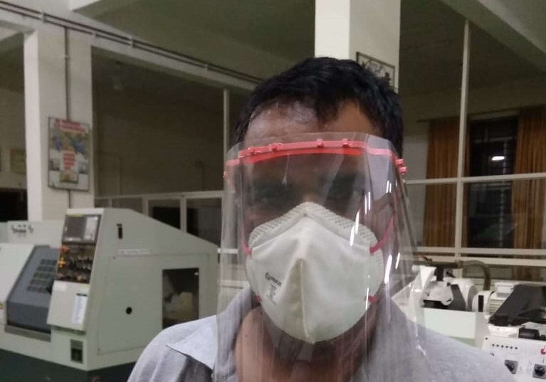 केएलई तकनीकी विश्वविद्यालय ने तैयार किया ३डी प्रिंटेड मुखौटा