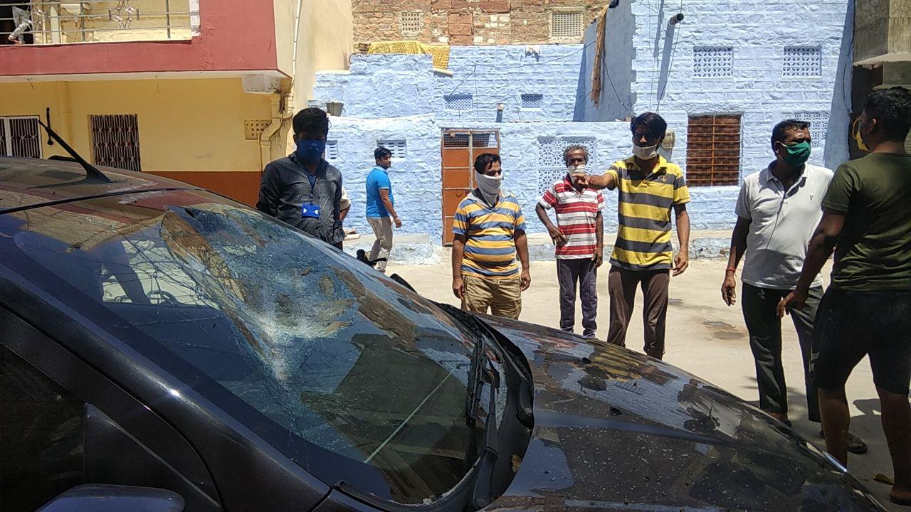 two men for Arrested for breach of peace by jodhpur police