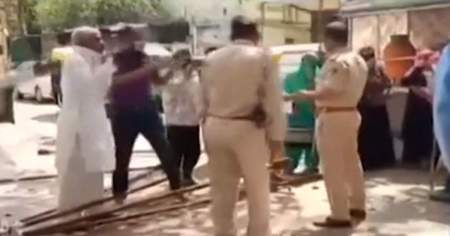 आइसोलेशन में रखे लोगों की जांच करने गई महिला स्वास्थ्यकर्मियों को शरारती तत्वों ने घेरा, बुलानी पड़ी पुलिस