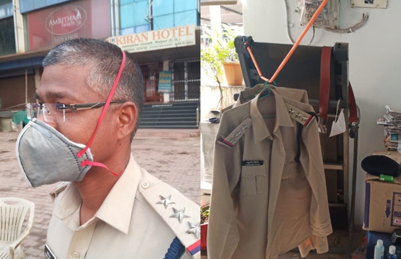 कोरोना से ऐसे बच रहे हैं शहर के थानेदार, किसी ने बाल जीरो करवाए, तो कोई बाहर टांग रहे हैं वर्दी