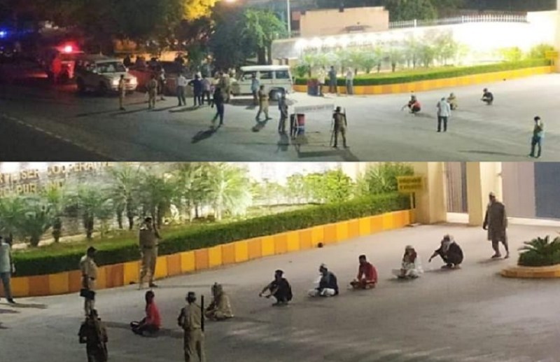 Police picked up 11 people hiding information