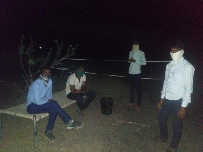 Village youth come forward to prevent corona infection