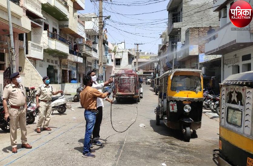 टीबी मरीज की मौत के बाद पाली का प्यारा चौक सील, रात को नेगेटिव आई रिपोर्ट तो मिली राहत