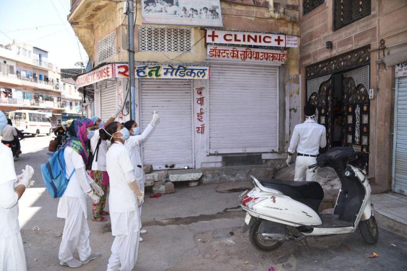 medical survey team is not screening door to door in jodhpur