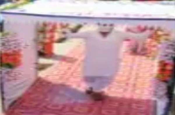 #CORONAVIRUS : यहां कोरोना मुक्ति के लिए बनवाया सैनिटाइजर चेंबर