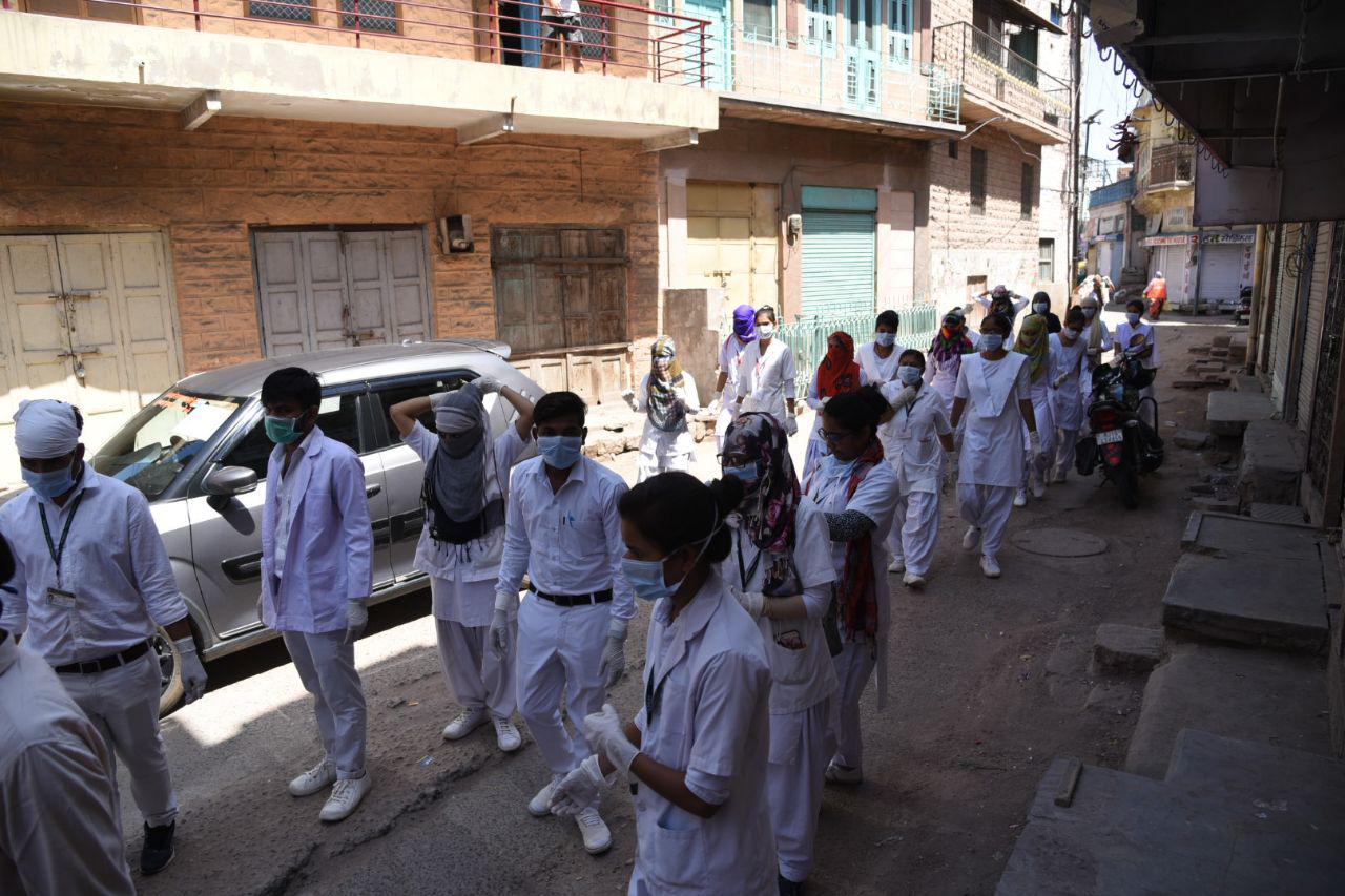 screening of people in jodhpur to find coronavirus source