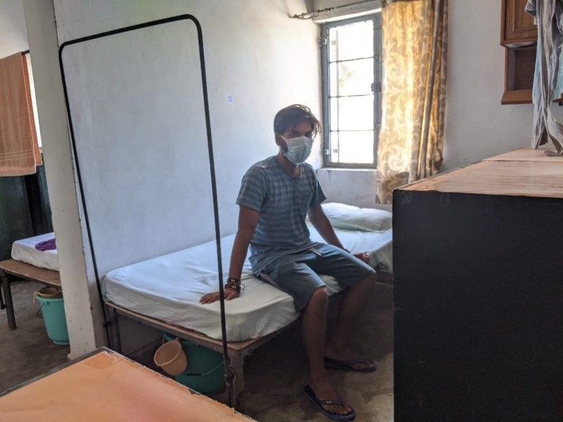 Ankush is stuck in Chennai's Quarantine Center for the last 21 days