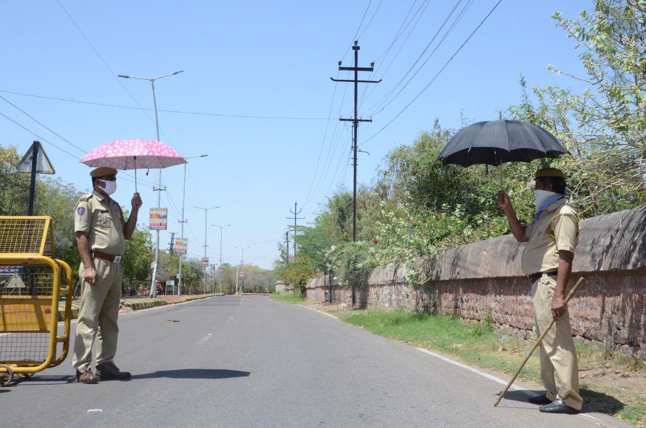 jodhpur chopasni housing board area sealed by police in lockdown