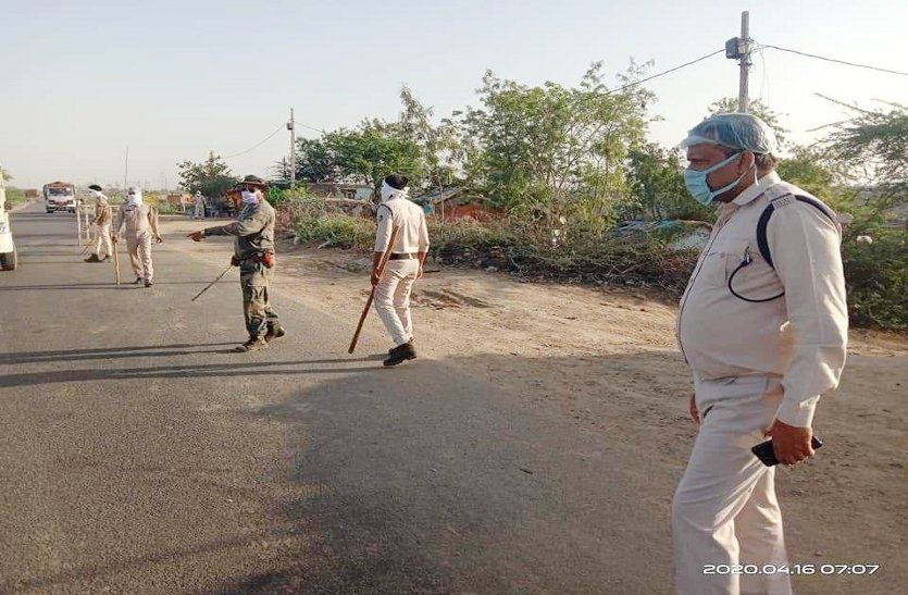 police not allowed to cross gwalior to datia border line to any one
