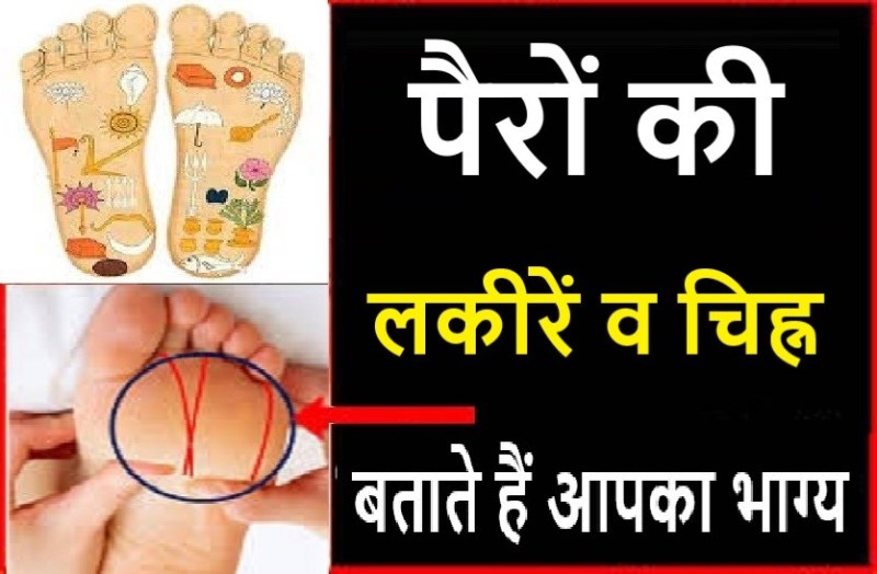 FOOT PALMISTRY of the lines and signs present in pastel of Lord Vishnu