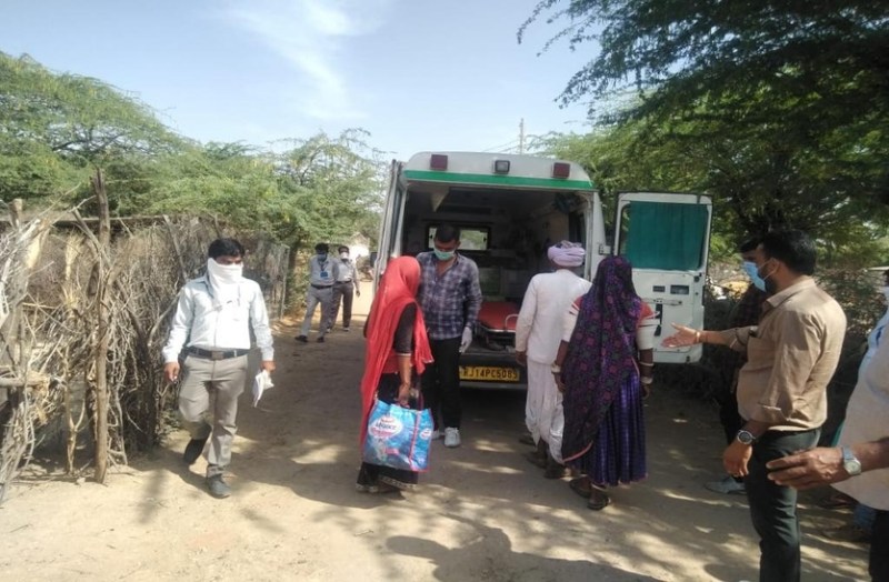 बनासकांठा से भेड़ पालक पहुंचे घर, निगरानी कमेटी ने भेजा जिला अस्पताल