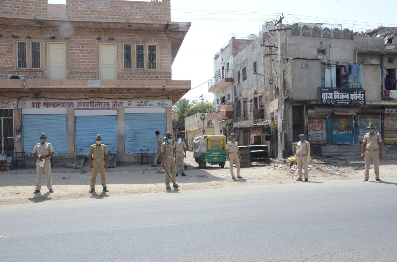 kudi bhagtasani area is sealed by jodhpur administration