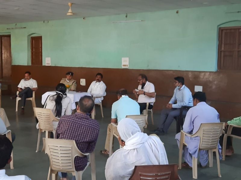 Lockdown effect in Pachmadhi लाॅकडाउन से परेशान दैनिक कामगारों की मदद के लिए मंथन