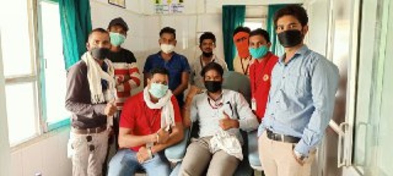 Rohit Singh donated blood for the 21st time