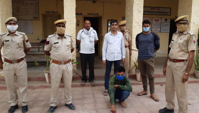 Theft accused arrested, cash and goods seized