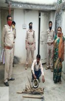 Chital was hunted by spreading electric current in the field