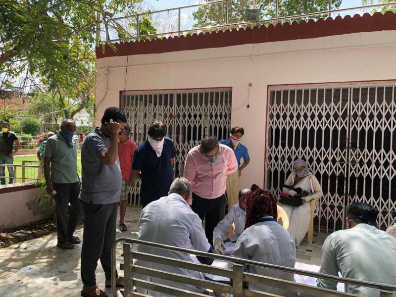 old age people get fainted during sampling of coronavirus in jodhpur