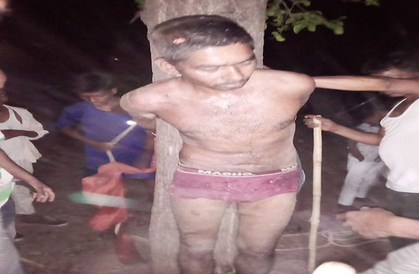 चोरी का प्रयास करते युवक की पेड़ से बांधकर की धुनाई, बाद में हो गई मौत