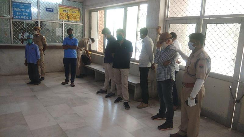 jodhpur police constable died of bullet firing in pali