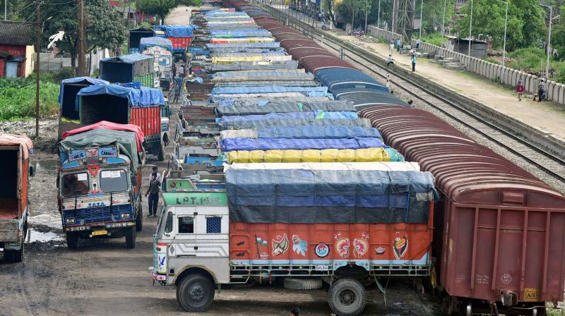 truck operations resume in andhra pradesh
