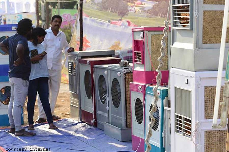 people wants to get lockdown over to purchase AC and cooler