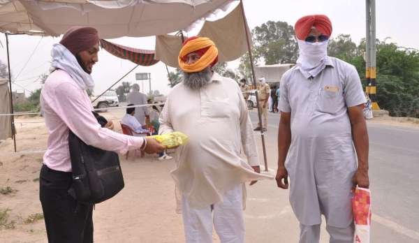 श्रीगंगानगर.लॉकडाउन के चलते दोनों राज्यों ने की सीमा सील........देखें ख़ास तस्वीरें