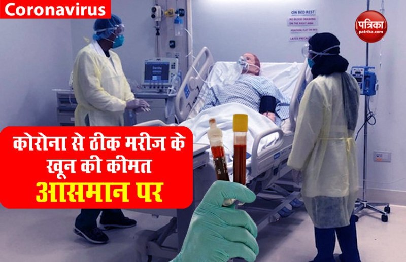 corona recovered patient blood