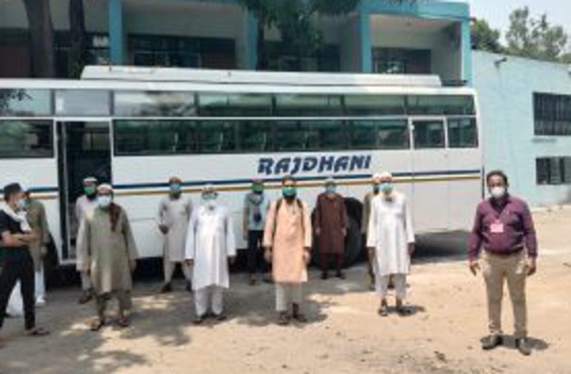 कोरोना संक्रमण की आशंका पर सीईटीआई हास्टल में क्वारेंटाइन किए गए 28 जमाती भेजे गए दिल्ली