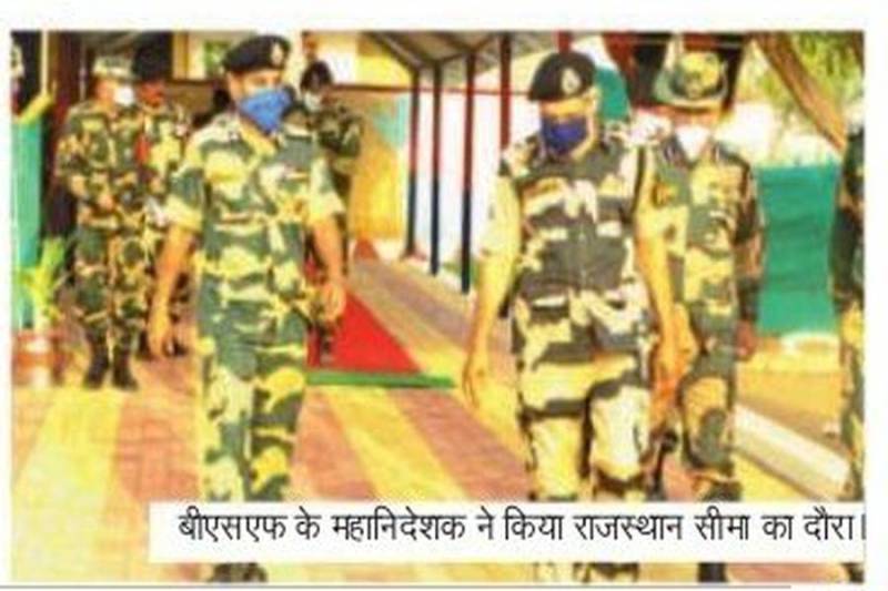 BSF DG walked 50 km on indo pak international border